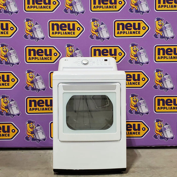 LG 7.3 cu. ft. Ultra Large Capacity Electric Dryer with Sensor Dry Technology 3SD904 - DLE7150W - Open Box