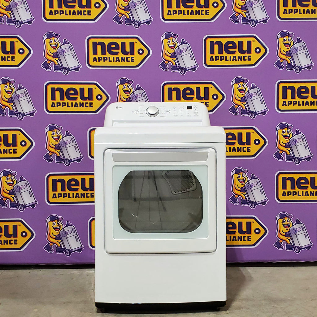 LG 7.3 cu. ft. Ultra Large Capacity Electric Dryer with Sensor Dry Technology 3SD904 - DLE7150W - Open Box