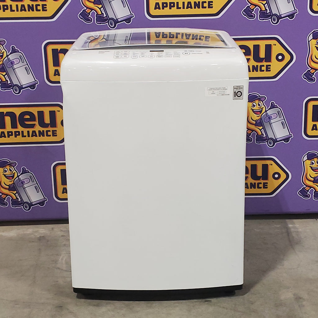 Pictures of LG 4.5 cu. ft. Ultra Large Capacity Top Load Washer with Front Control Design WT1501CW - Scratch & Dent (Moderate) and LG 7.3 cu. ft. Ultra Large Capacity High Efficiency Front Control Dryer 16112 - DLE1501W - Scratch & Dent (Moderate) - Neu Appliance Outlet - Discount Appliance Outlet in Austin, Tx