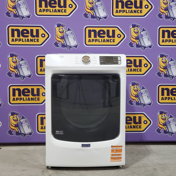 Maytag Front Load 7.3 Cu. Ft. Electric Dryer with Extra Power and Quick Dry Cycle MED5630HW - Scratch & Dent (Minor)