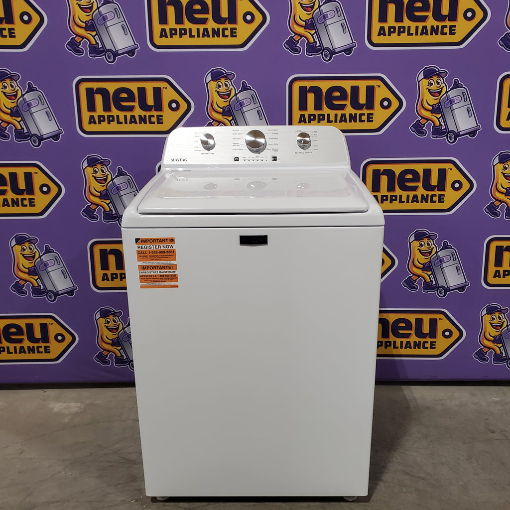 Pictures of Maytag 4.2 Cu. Ft. Capacity Top Load Washer in White 22136SD362 - MTW4205SW - Open Box - Neu Appliance Outlet - Discount Appliance Outlet in Austin, Tx