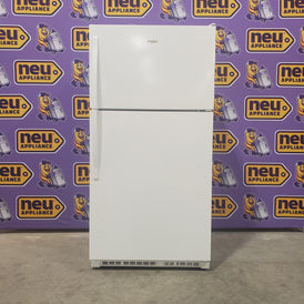 Whirlpool 33" Wide Top Freezer 20.5 cu ft Refrigerator with Ice Maker and Frameless Glass Shelves and Flexi-Slide Bin WRT311FZDW - Scratch & Dent (Minor)