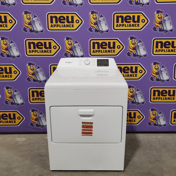 Whirlpool 7.0 cu. ft. Electric Dryer with Adaptive Dry and Wrinkle Shield™ Option 22136SD261 - WED4307SW - Scratch & Dent (Minor)