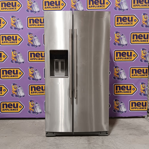 KitchenAid 20.8 Cu. Ft. Counter-Depth Side-by-Side Refrigerator with Exterior Ice and Water Dispenser in PrintShield® Finish 25133SD249 - KRSC536RPS - Scratch & Dent (Minor)