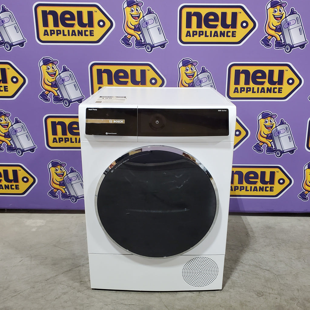 Pictures of Bosch 500 Series 4-cu ft Stackable Ventless Electric Dryer with Steam Cycle in White 31135SD234 - WQB245B0UC - Scratch & Dent (Moderate) - Neu Appliance Outlet - Discount Appliance Outlet in Austin, Tx