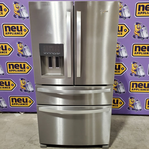 Whirlpool French Door Bottom Mount Refrigerator in Fingerprint Resistant Stainless Steel 22133SD218 - WRMF3636RZ - Scratch & Dent (Minor)