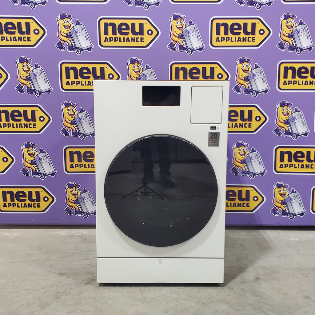Samsung Bespoke 5.3-cu ft Capacity Ivory Vented All-In-One ENERGY STAR Certified Washer Dryer Combo 3SD720 - WD90F53AVY - Scratch & Dent (Minor)