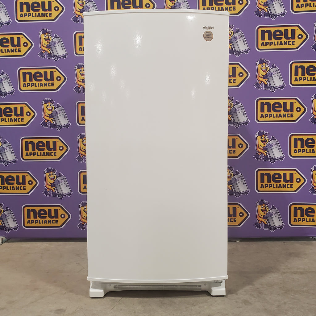 Pictures of Whirlpool 20 cu. ft. Upright Freezer with LED Lighting with Fast Freeze WZF34X20DW - Scratch and Dent (Minor) - Neu Appliance Outlet - Discount Appliance Outlet in Austin, Tx