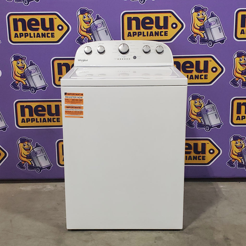 Whirlpool Top Load 3.5 Cu. Ft. Washer with Deep Water Wash Option WTW4816FW - Open Box and Whirlpool Vented 7.0 Cu. Ft. Electric Dryer 16104 - WED4815EW - Open Box