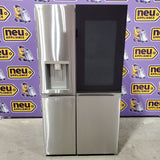 LG 27 cu. ft. Side-By-Side InstaView® Refrigerator in PrintProof Stainless Steel 22131SD111 - LRS0S2706S - Scratch & Dent (Minor)