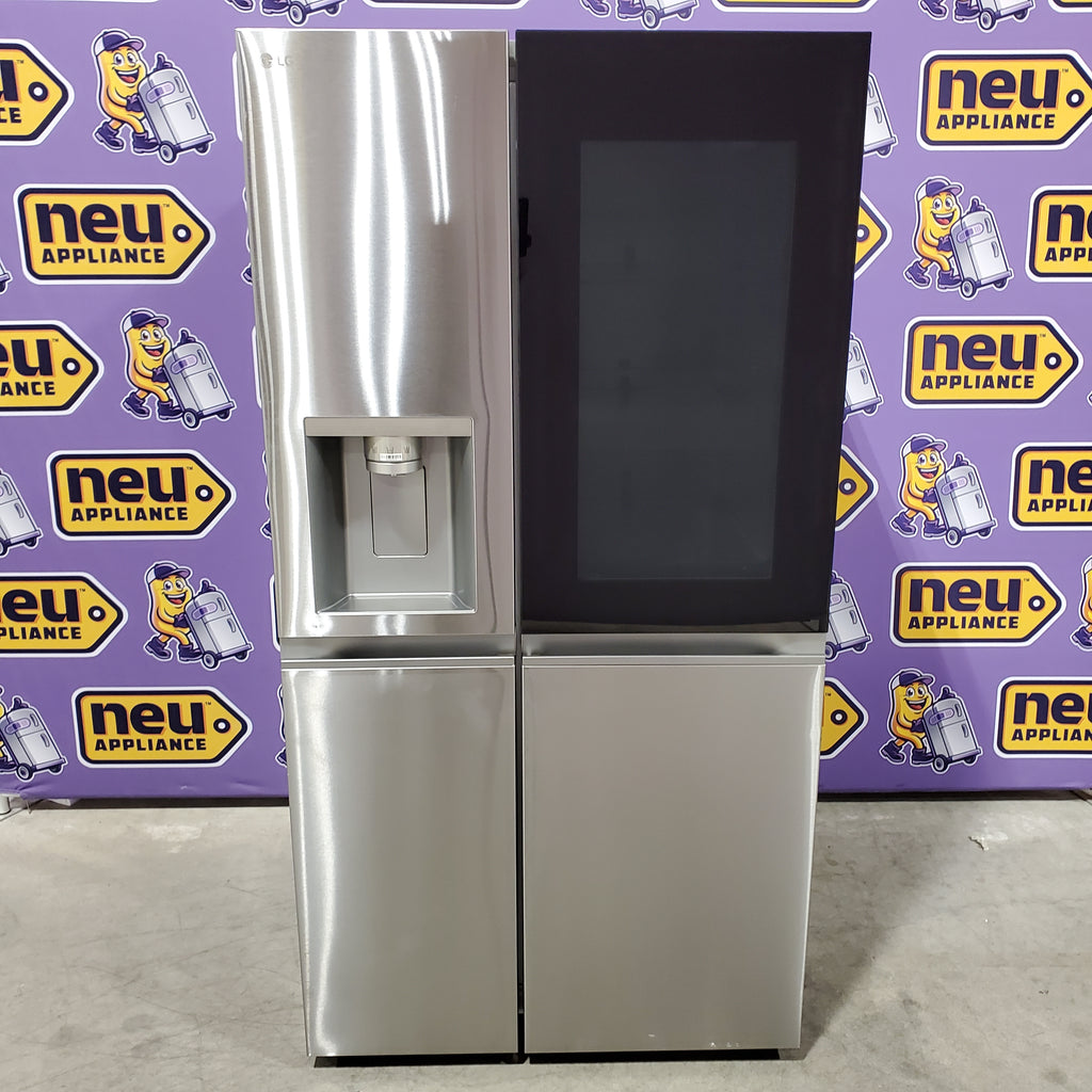 Pictures of LG 27 cu. ft. Side-By-Side InstaView® Refrigerator in PrintProof Stainless Steel 22131SD111 - LRS0S2706S - Scratch & Dent (Minor) - Neu Appliance Outlet - Discount Appliance Outlet in Austin, Tx