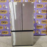 Samsung Bespoke 3-Door French Door Refrigerator (30 cu. ft.) with Beverage Center™ in Stainless Steel with Auto Fill Water Pitcher 251311SD1004 - RF30BB6600QL - Scratch & Dent (Major)