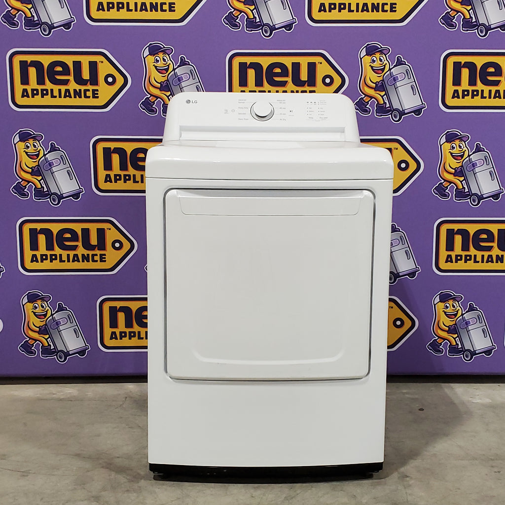 Pictures of LG 7.3 Cu. Ft. Electric Rear Control Ultra Large Capacity Dryer in White with Sensor Dry DLE6100W - Certified Refurbished - Neu Appliance Outlet - Discount Appliance Outlet in Austin, Tx