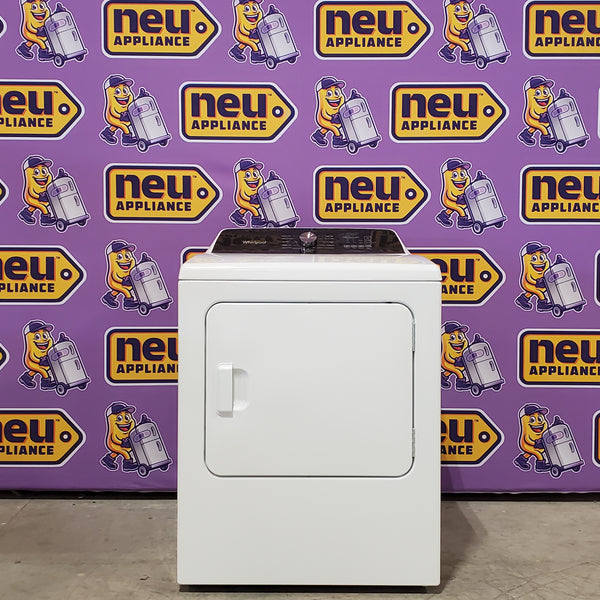 Whirlpool Top Load Electric Moisture Sensing 7.0 Cu. Ft. Dryer with Steam 3SD759 - WED5050LW - Open Box