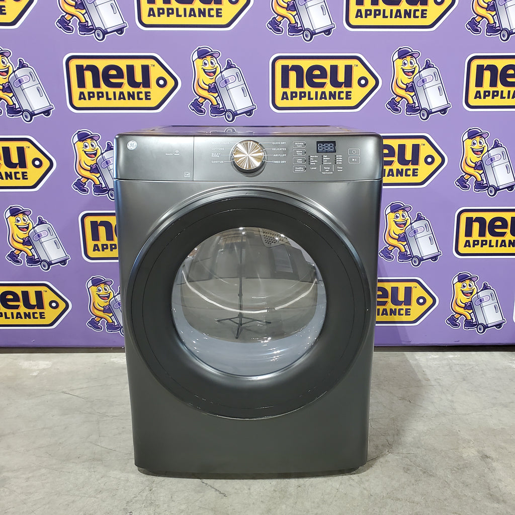 Pictures of GE® ENERGY STAR® 7.8 cu. ft. Capacity Smart Front Load Electric Dryer GE9934 - GFD35ESPYDS - New In Box - Neu Appliance Outlet - Discount Appliance Outlet in Austin, Tx