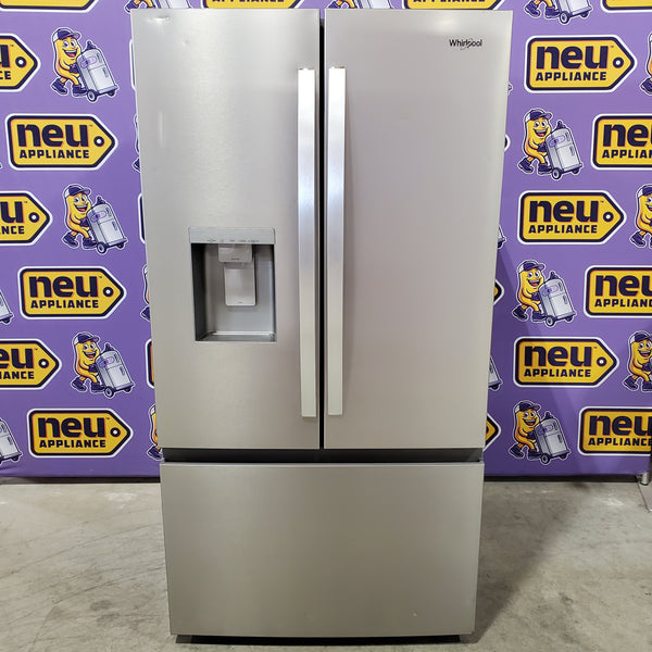 Whirlpool French Door Refrigerator in Fingerprint Resistant Stainless Finish with In-Door Water and Ice Maker - 30 cu. ft. 22231SD303 - WRFF3536SZ - Scratch & Dent (Major)