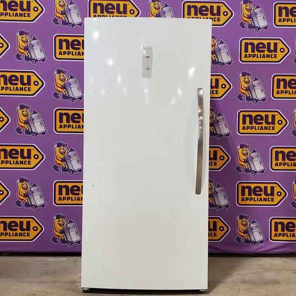 Frigidaire 20 Cu. Ft. ENERGY STAR Garage Ready White Upright Freezer with EvenTemp™ Cooling System - FFUE2024AW - 3SD297 - Scratch & Dent (Minor)