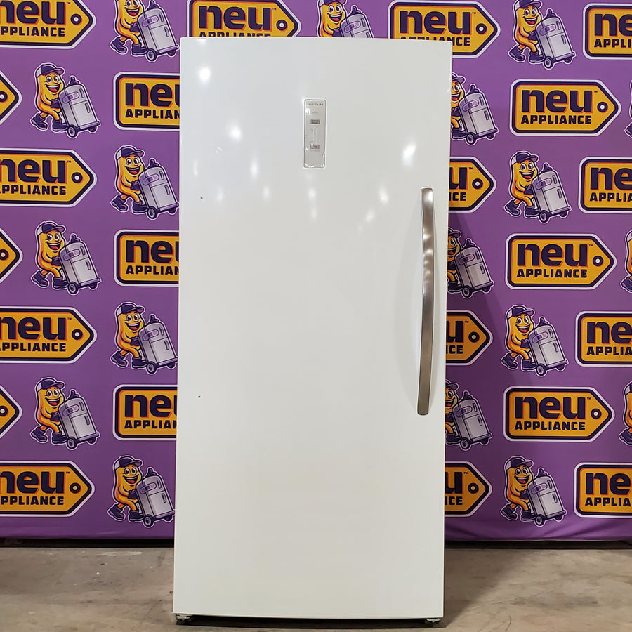 Frigidaire 20 Cu. Ft. ENERGY STAR Garage Ready White Upright Freezer with EvenTemp™ Cooling System - FFUE2024AW - 3SD297 - Scratch & Dent (Minor)