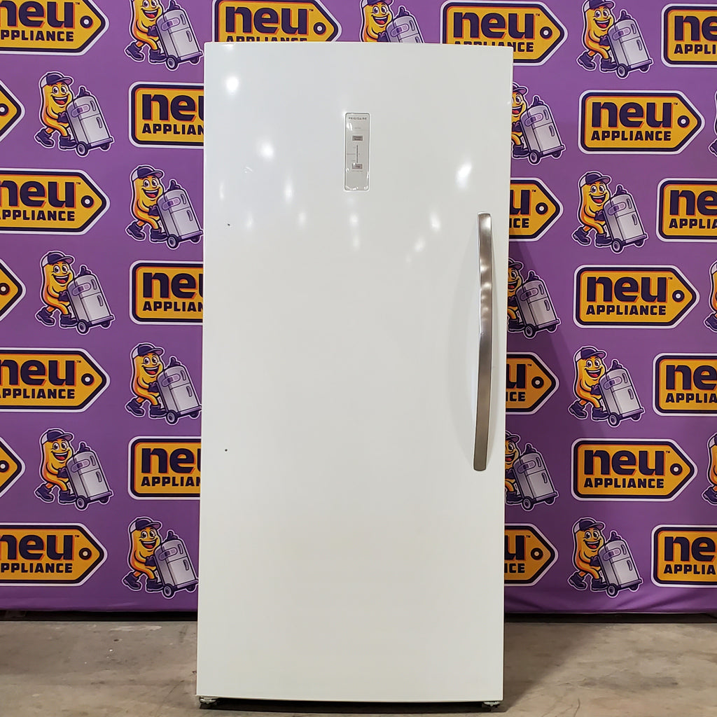 Pictures of Frigidaire 20 Cu. Ft. ENERGY STAR Garage Ready White Upright Freezer with EvenTemp™ Cooling System - FFUE2024AW - Scratch & Dent (Minor) - Neu Appliance Outlet - Discount Appliance Outlet in Austin, Tx