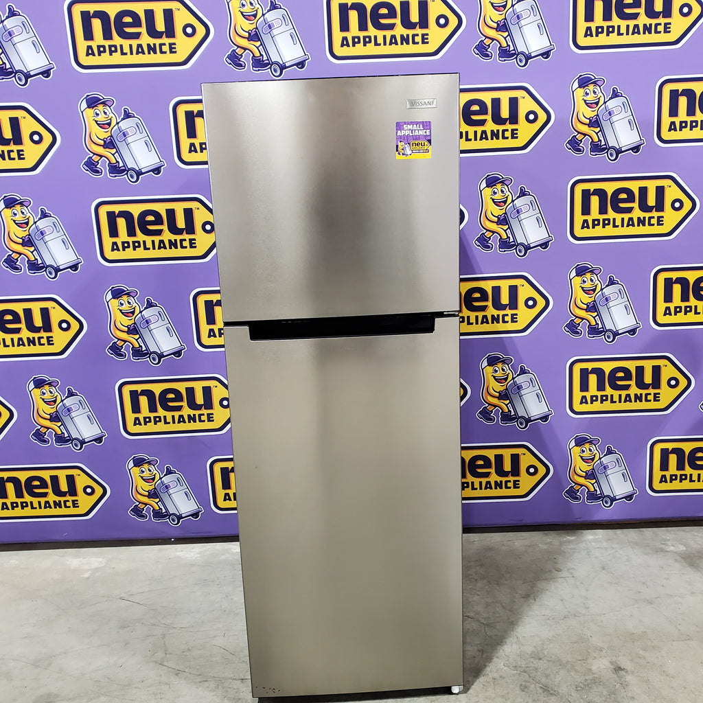 Vissani 10.1 cu. ft. Top Freezer Refrigerator in Stainless Steel 25135SD684 - MDTF10SS - Scratch & Dent (Minor)