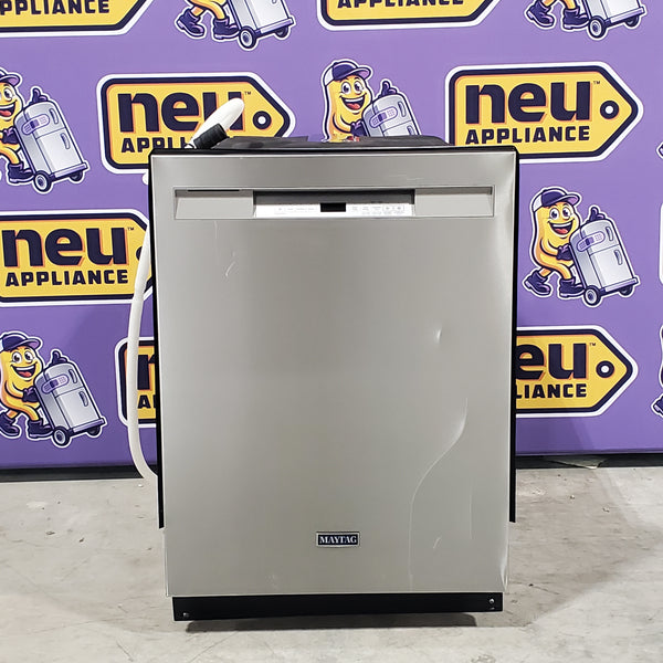 Maytag 24” Front Control Dishwasher with Dual Power Filtration and PowerBlast® Cycle MDB4949SKZ - Scratch and Dent (Moderate)