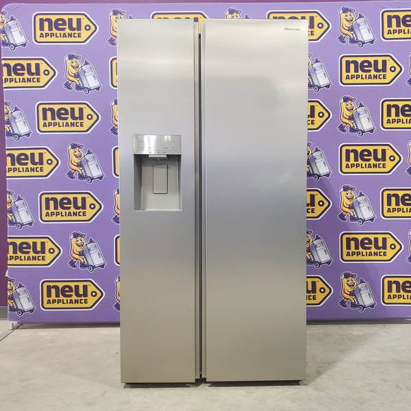 Hisense 29.1 cu. ft. Standard Depth Side by Side Refrigerator Stainless Steel-HRS290P5FSE-Open Box