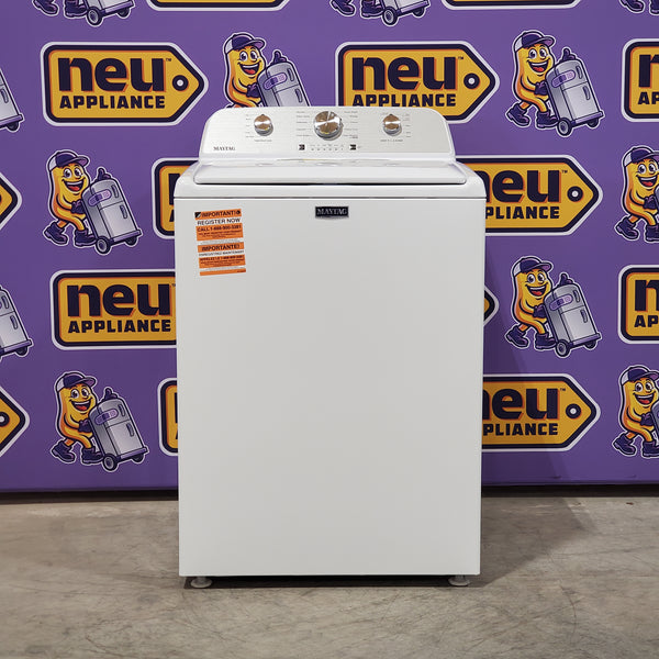 Maytag Top Load 4.5 Cu. Ft. Washer with Deep Fill in White MVW4505MW - Open Box