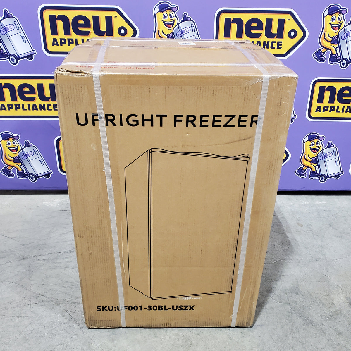 SIMZLIFE -7.6-6.8F Temperature Control 3-cu ft Upright Freezer in Black MF-30-H - New in Box