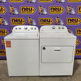 Whirlpool 3.5 cu. ft. High Efficiency Top Load Washing Machine with Deep Water Wash WTW4816FW - Scratch & Dent (Minor) and Whirlpool White Electric 7.0 Cu. Ft. Dryer with Auto Dry 16217 - WED4950HW - Scratch & Dent (Moderate)