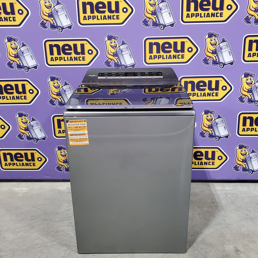 Whirlpool Top Load 5.2 Cu. Ft. Washer with Removable Agitator WTW8127LC - Scratch & Dent (Minor) and Whirlpool Electric 7.4 Cu. Ft. Dryer with Moisture Sensor 16187 - WED8127LC - Scratch and Dent (Minor)