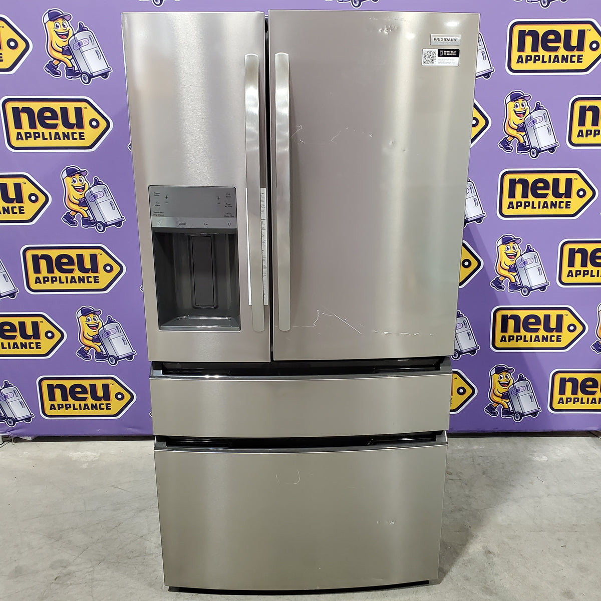 Frigidaire 26 Cu. Ft. Standard-Depth 4-Door French Door Refrigerator FRMS274TAV - Scratch & Dent (Major)