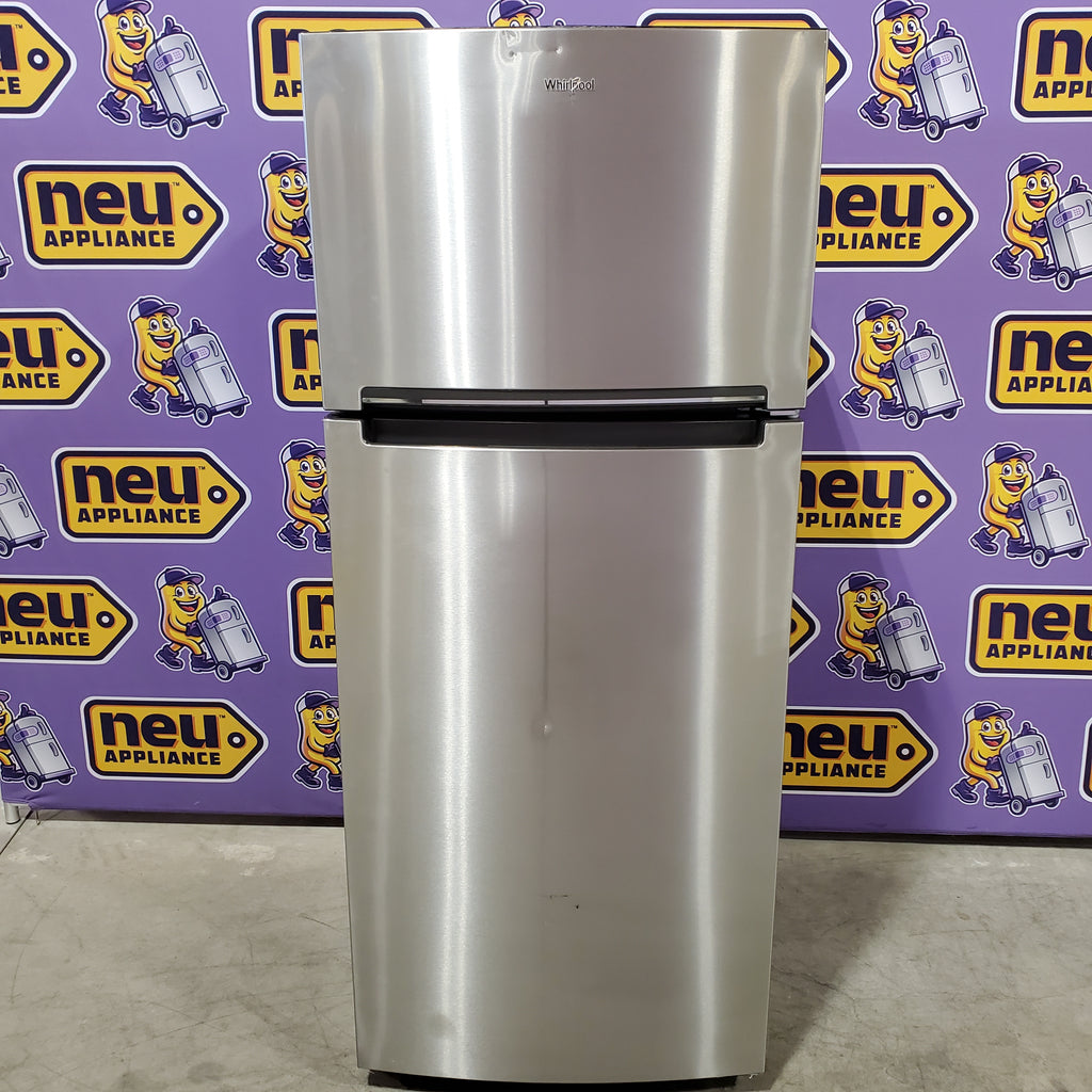 Whirlpool 18 Cu. Ft. 28" Wide Refrigerator in Stainless Steel 251311SD939 - WRT518SZFM - Scratch & Dent (Moderate)