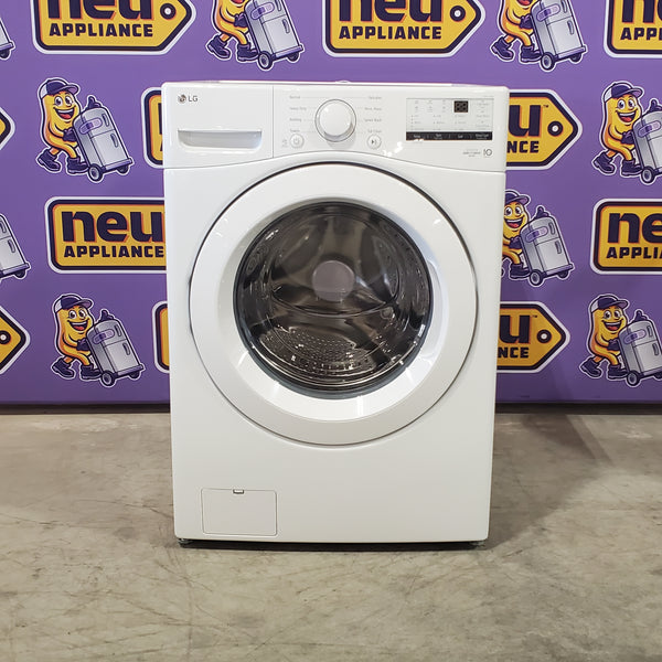 LG 4.5 cu. ft. Ultra Large Stackable Front Load High-Efficiency Washer with Coldwash Technology WM3400CW - Open Box