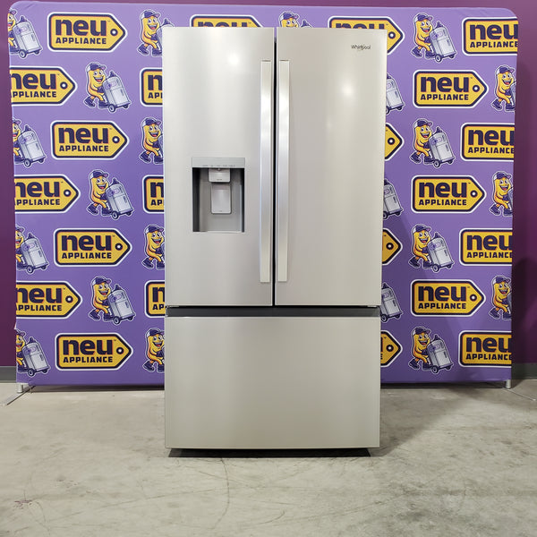 Whirlpool 30.53-cu ft French Door Refrigerator with Ice Maker (Fingerprint Resistant Stainless Finish) ENERGY STAR WRFF3536SZ - Open Box