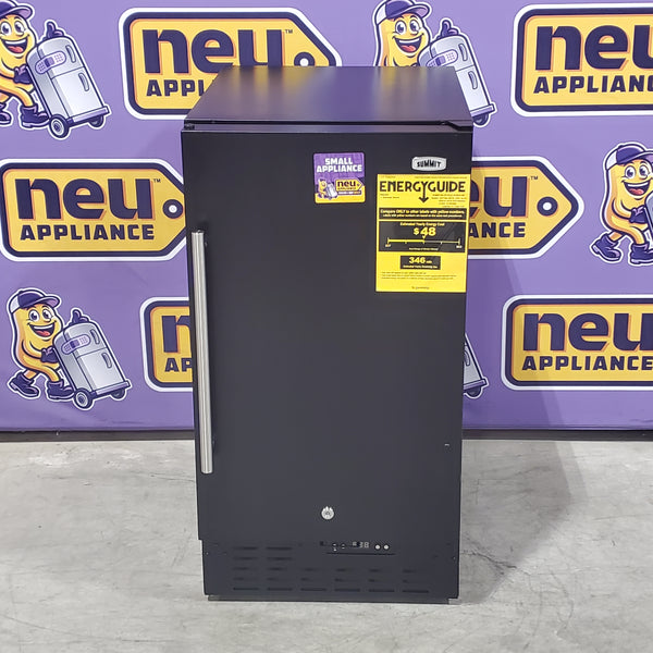 Summit 2.7 cu. ft. Frost Free Mini Upright Freezer in Black 25133SD518 - SCFF1842 - Open Box