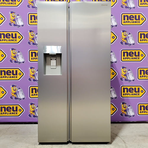 Hisense 29.1 cu. ft. Standard Depth Side by Side Refrigerator Stainless Steel 3SD741 - HRS290P5FSE - Scratch & Dent (Minor)