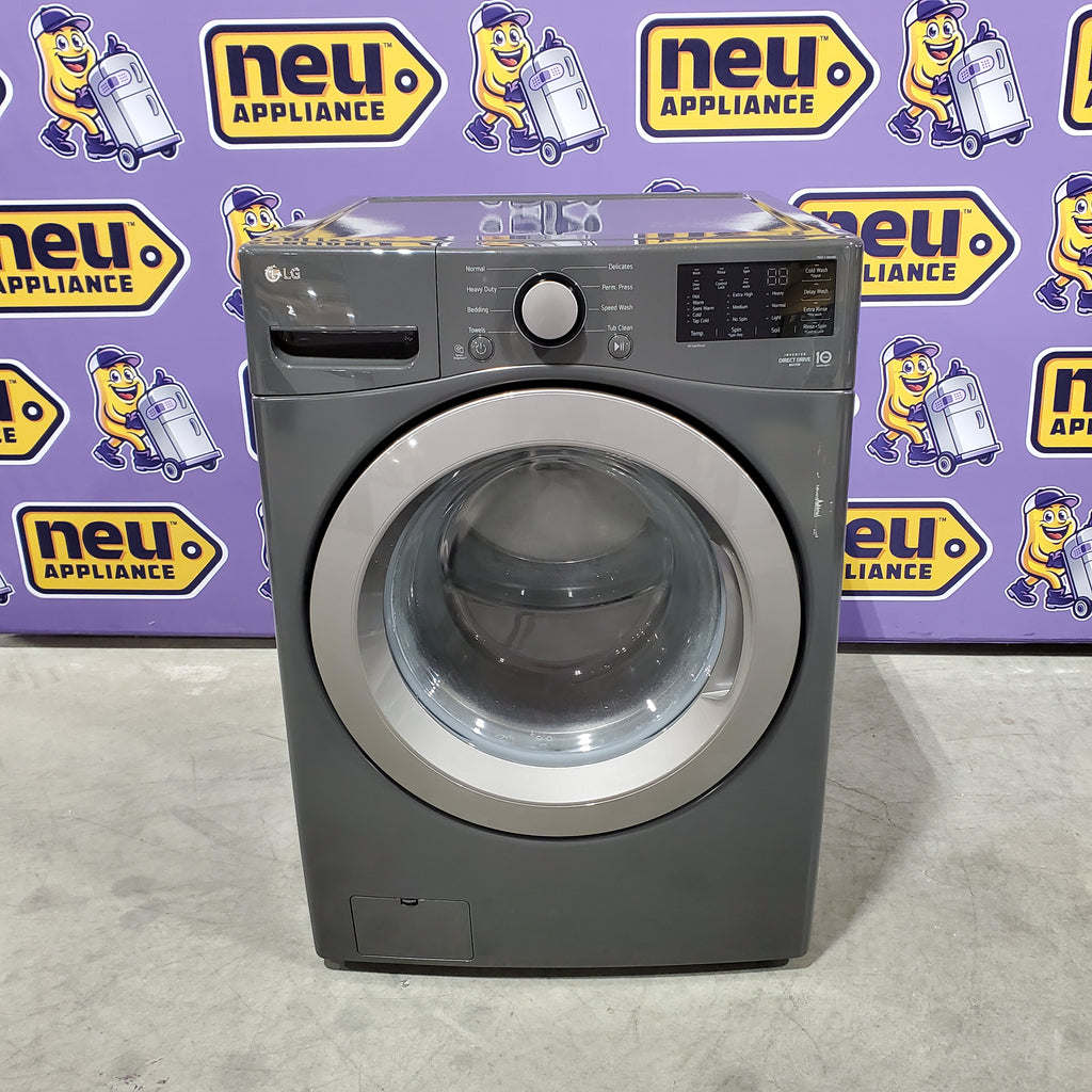 Pictures of LG 5.0 cu. ft. Mega Capacity Front Load Washer in Black 251310SD871 - WM3470CM - Scratch & Dent (Moderate) - Neu Appliance Outlet - Discount Appliance Outlet in Austin, Tx