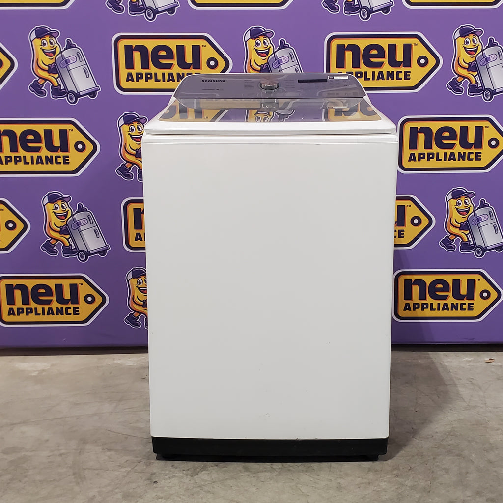 Pictures of Samsung ENERGY STAR 5.0 cu. ft. Top Load Washing Machine with Active Water Jet 1CR04027 - WA50R5200AW - Certified Refurbished - Neu Appliance Outlet - Discount Appliance Outlet in Austin, Tx