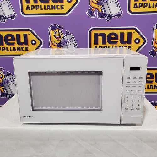 Pictures of Vissani 1.1 cu. ft. 1000-Watt Countertop Microwave in White 251316SD1183 - EM0P042KVWCL - Scratch & Dent (Minor) - Neu Appliance Outlet - Discount Appliance Outlet in Austin, Tx