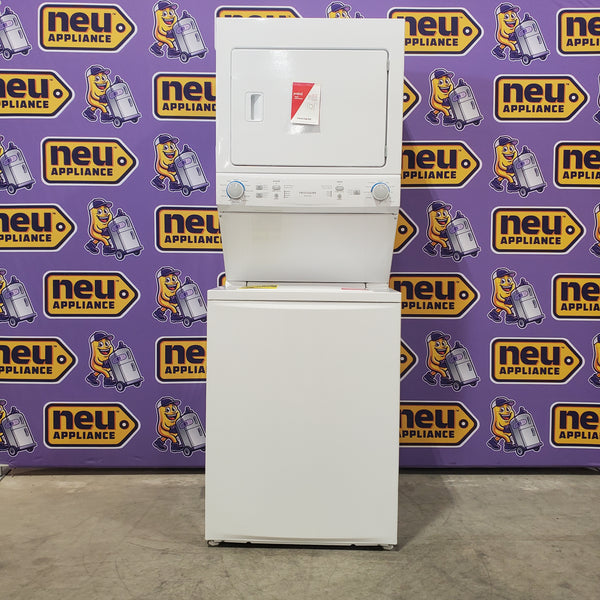 Frigidaire Electric Washer/Dryer Laundry Center - 3.9 Cu. Ft Washer and 5.5 Cu. Ft. Dryer FLCE7522AW - Open Box