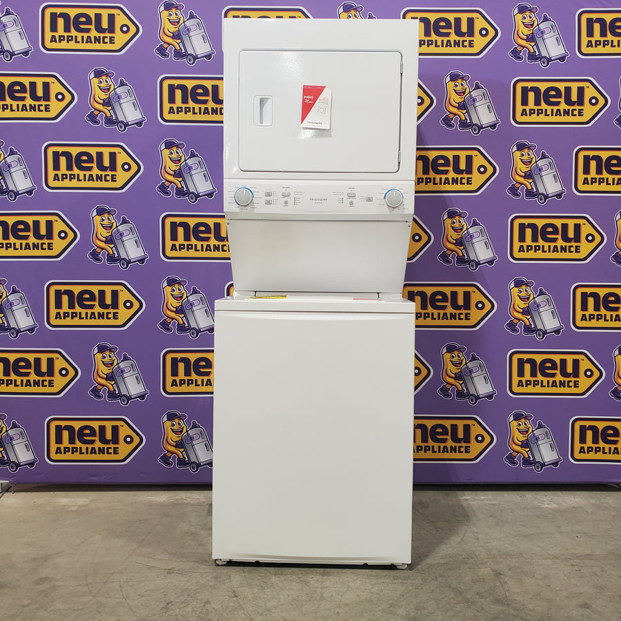 Frigidaire Electric Washer/Dryer Laundry Center - 3.9 Cu. Ft Washer and 5.5 Cu. Ft. Dryer FLCE7522AW - Open Box