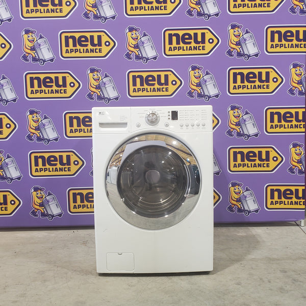 LG White Stackable Front Load 4.5 Cu. Ft. Washer with Coldwash Technology and SenseClean System WM2233HW - Certified Refurbished