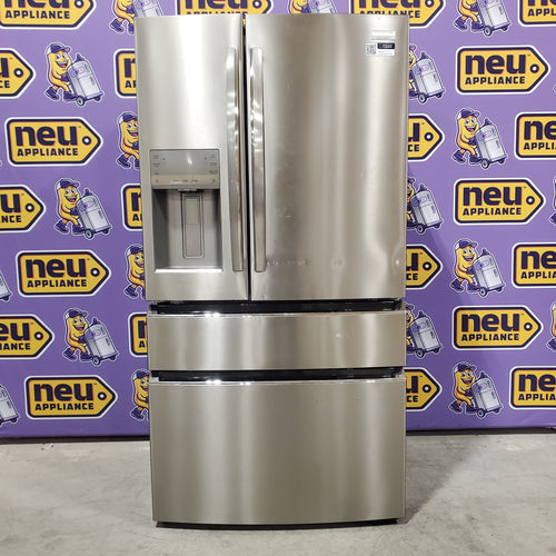 Frigidaire Gallery 22 Cu. Ft. 4-Door Counter-depth French Door Refrigerator with Ice Maker (Fingerprint Resistant Stainless Steel) ENERGY STAR 3SD1012 - GRMC2273CF - Scratch and Dent (Moderate)