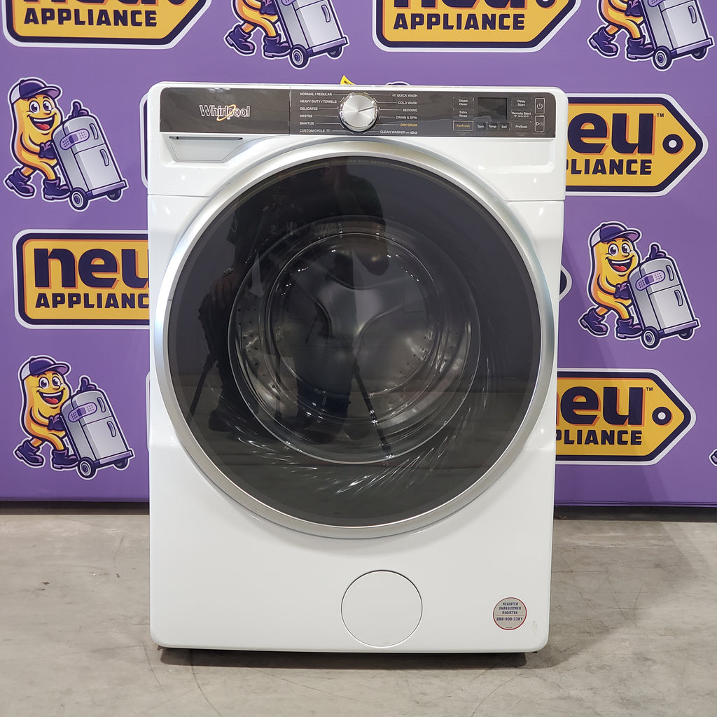 Pictures of Whirlpool White Smart Front Load 5.0 Cu. Ft. Energy Star Washer with FreshFlow Vent System and FanFresh Option WFW6720RW - Scratch and Dent (Minor) - Neu Appliance Outlet - Discount Appliance Outlet in Austin, Tx