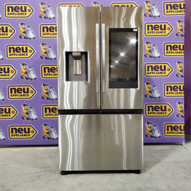 Samsung Stainless Steel 30 cu. ft. Mega Capacity 3-Door French Door Refrigerator with Family Hub™ - 4SD429 - RF32CG5900SRAA - Scratch & Dent (Minor)