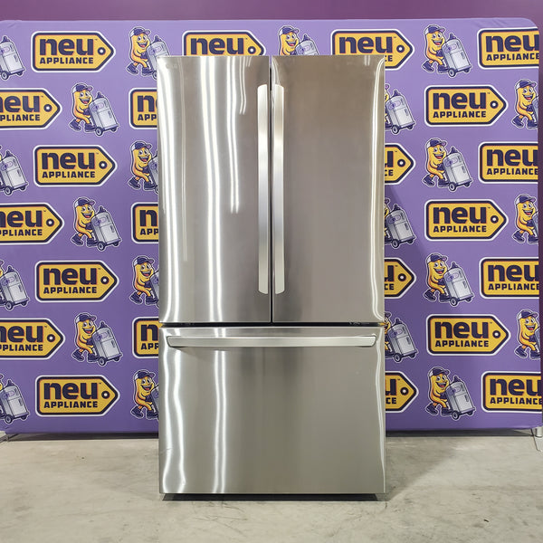 26.5-cu ft Counter-depth Smart French Door Refrigerator with Ice Maker (Stainless Steel) ENERGY STAR -LRFLC2706S -Scratch and Dent (Minor)