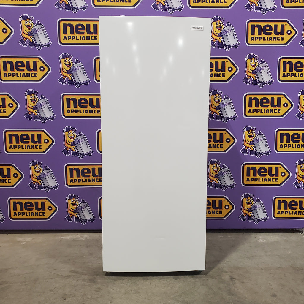 Pictures of Frigidaire 13 Cu. Ft. Garage Ready Upright Freezer with EvenTemp™ Cooling System 3SD834 - FFFU13F2VW - Scratch & Dent (Moderate) - Neu Appliance Outlet - Discount Appliance Outlet in Austin, Tx