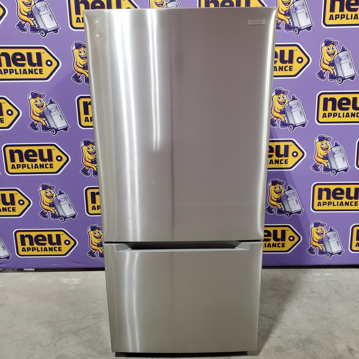 Vissani 18.7 cu. ft. Bottom Freezer Refrigerator in Stainless Steel 251311SD1001 - MDBF18SS - Scratch & Dent (Minor)