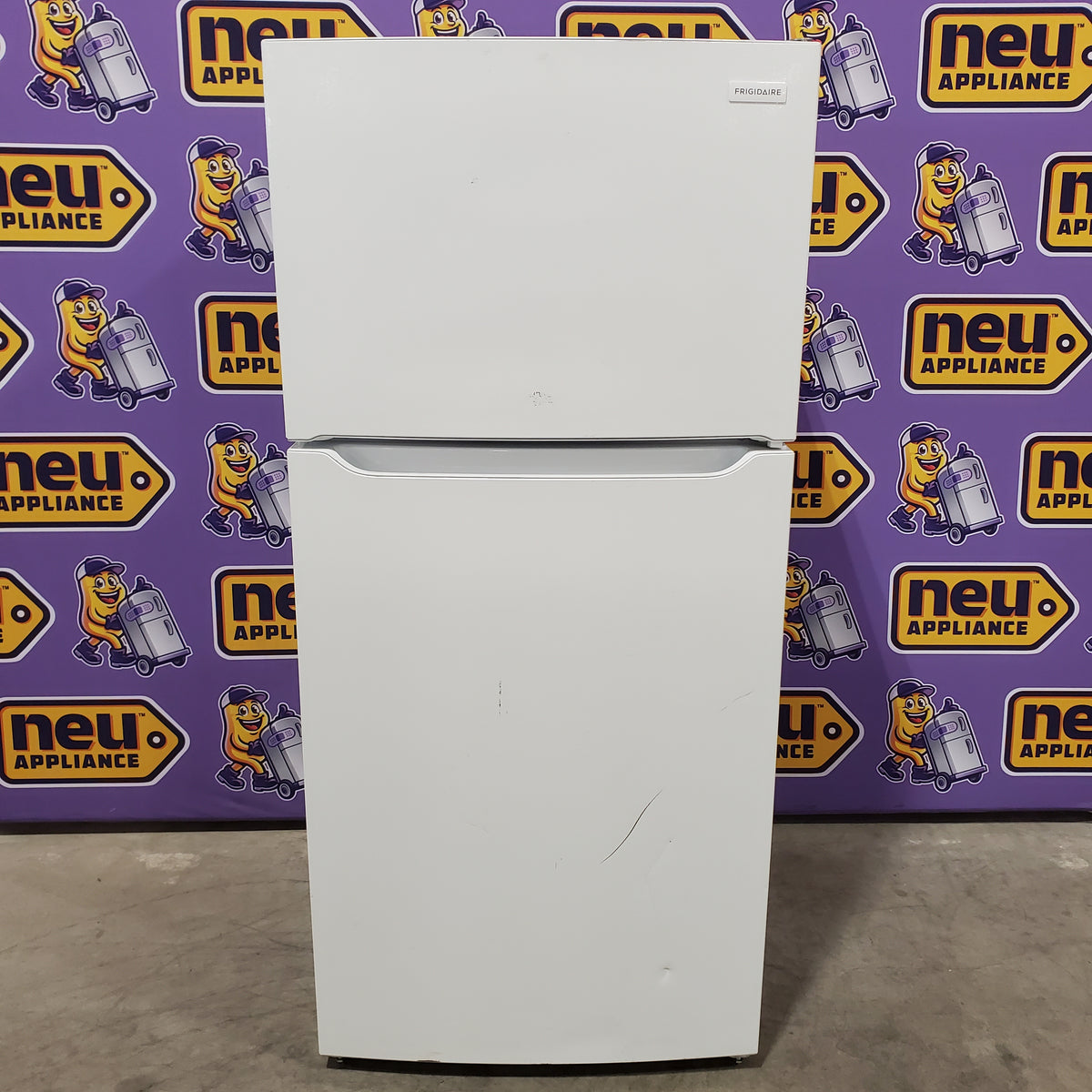 Frigidaire 30" Wide Garage Ready Top Freezer 18 Cu. Ft. Refrigerator with EvenTemp Cooling System and Spacious Interior Storage in White 22136SD273 - FFTR1814WW - Scratch & Dent (Moderate)