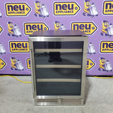 TITTLA 24 in. Single Zone 220 Plus Cans Beverage Refrigerator with Built-in Beverage Cooler 25137SD723 - KMBR150 - Scratch & Dent (Minor)